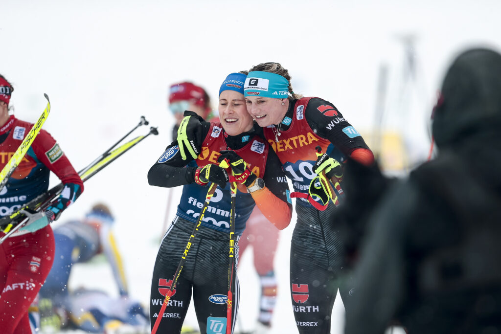 Die DSV-Langläuferinnen Katharina Hennig und Victoria Carl überzeugten mit ihren Leistungen bei der Tour de Ski.