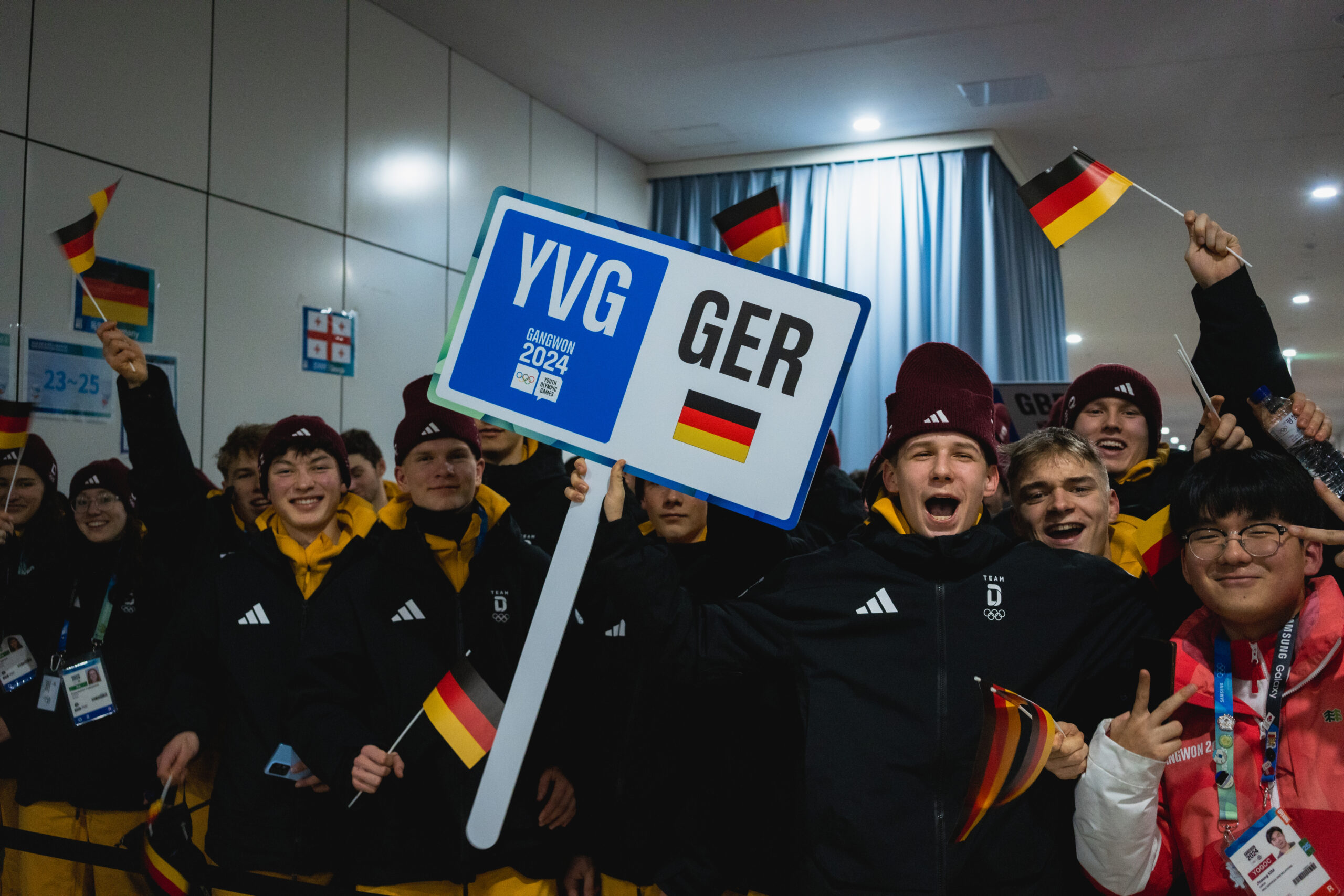Team Deutschland bei den Youth Olympic Games 2024 in Gangwon.