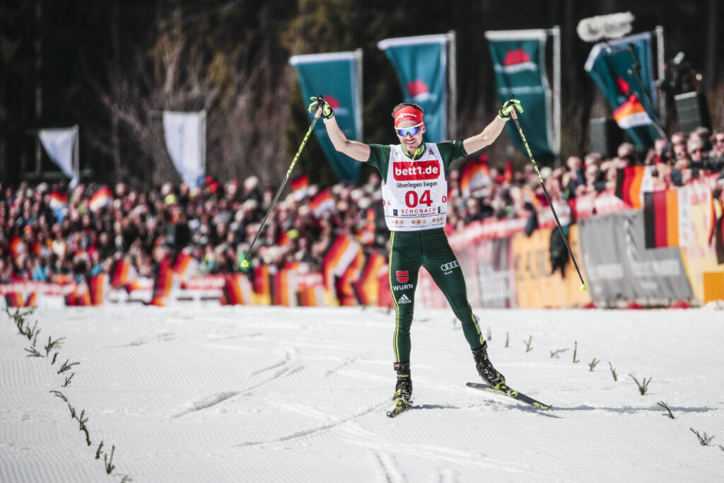 Fabian Rießle beim Weltcup in Schonach 2018